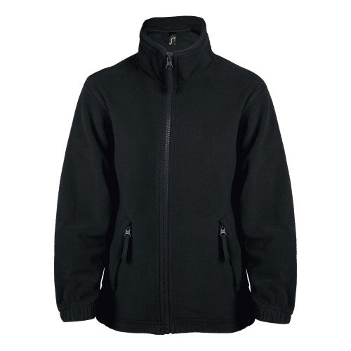 Front - SOLS Childrens/Kids North Fleece Jacket