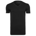 Front - Build Your Brand Unisex Adult Lightweight V Neck T-Shirt