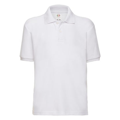 Front - Fruit of the Loom Childrens/Kids 65/35 Polo Shirt