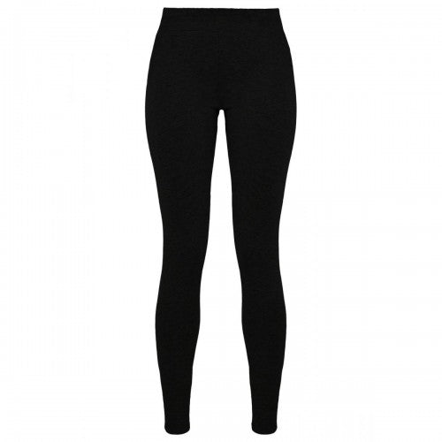 Front - Build Your Brand Womens/Ladies Jersey Stretch Leggings