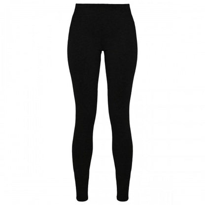 Front - Build Your Brand Womens/Ladies Jersey Stretch Leggings