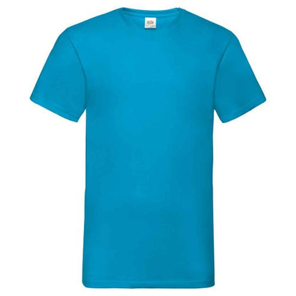 Front - Fruit of the Loom Unisex Adult Valueweight V Neck T-Shirt