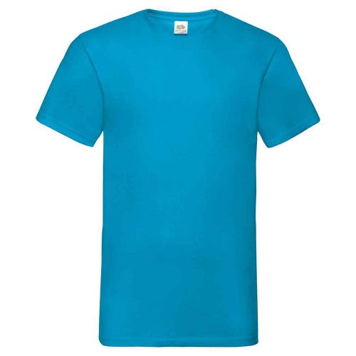 Front - Fruit of the Loom Unisex Adult Valueweight V Neck T-Shirt