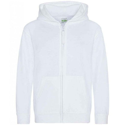 Front - Awdis Childrens/Kids Zipped Hoodie
