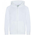 Front - Awdis Childrens/Kids Zipped Hoodie
