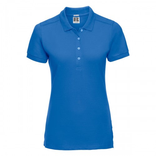 Front - Russell Womens/Ladies Stretch Fitted Polo Shirt
