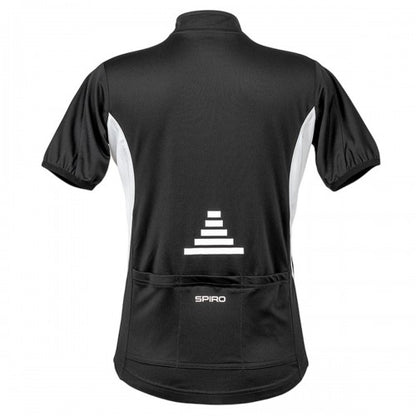 Front - Spiro Womens/Ladies Bikewear Performance Full Zip Jersey