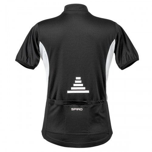 Front - Spiro Womens/Ladies Bikewear Performance Full Zip Jersey