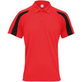 Front - Just Cool Mens Cool Contrast Polo Shirt