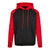 Front - Build Your Brand Mens Contrast Raglan Hoodie