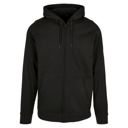 Front - Build Your Brand Unisex Adult Basic Full Zip Hoodie