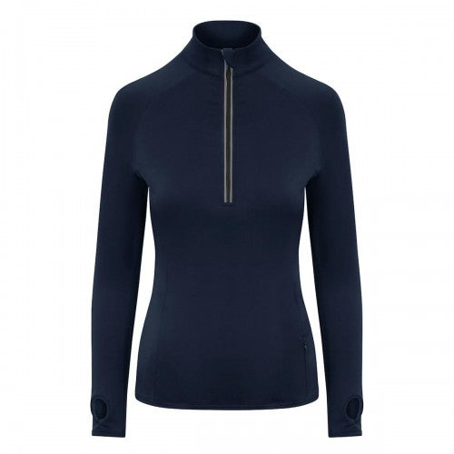 Front - Just Cool Womens/Ladies Cool-Flex Half Zip Top