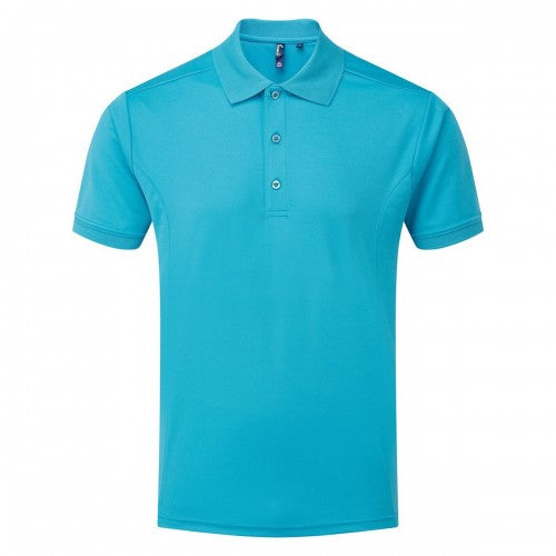 Front - Premier Mens Coolchecker Polo Shirt