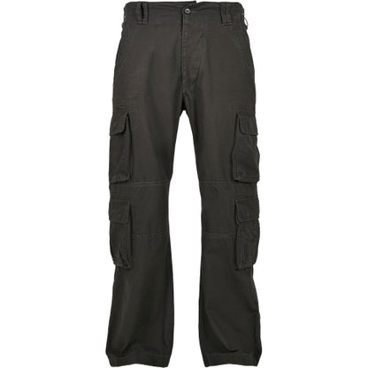 Front - Build Your Brand Mens Pure Vintage Cargo Trousers