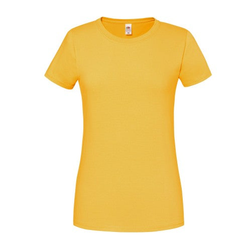 Front - Fruit of the Loom Womens/Ladies Iconic 190 T-Shirt