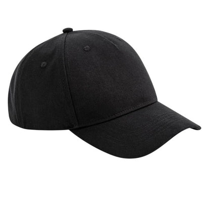 Front - Beechfield EarthAware Classic 6 Panel Organic Cotton Sandwich Peak Baseball Cap