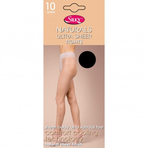 Front - Silky Womens/Ladies Naturals Ultra Sheer Tights (1 Pair)