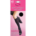 Front - Silky Womens/Ladies Opaque 40 Denier Knee Highs (2 Pairs)