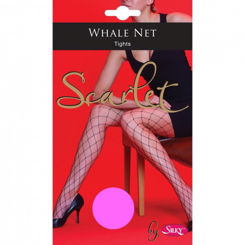 Front - Silky Womens/Ladies Scarlet Whale Net Tights (1 Pair)