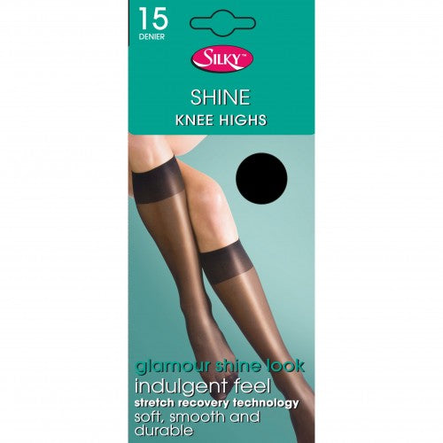 Front - Silky Womens/Ladies Shine Knee Highs (1 Pair)