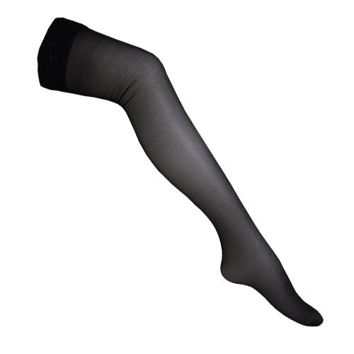 Front - Couture Womens/Ladies Luxurious Deep Lace Hold Up Stockings