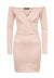 Front - Girls On Film Womens/Ladies Alexander V-Cut Lapel Dress