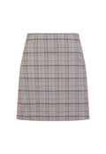 Front - Girls On Film Womens/Ladies Avenue Check Skirt