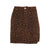 Front - Girls On Film Womens/Ladies Ronnie Leopard Denim Skirt