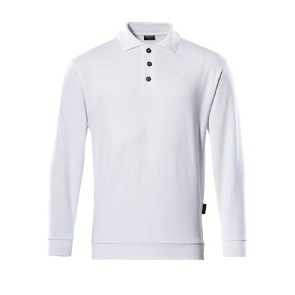 Front - Mascot Mens Trinidad Crossover Polo Sweatshirt