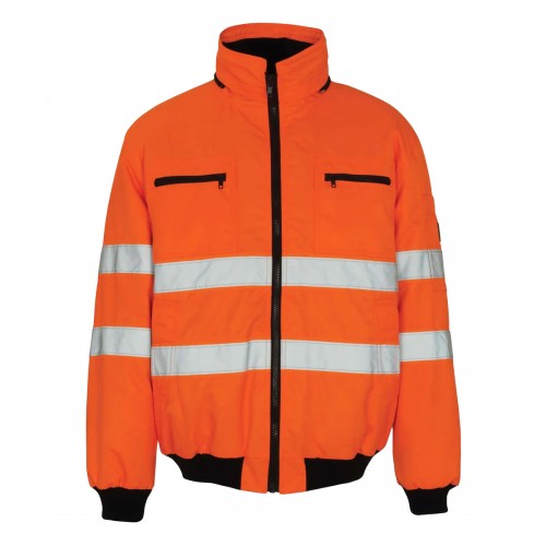 Front - Mascot Mens Moritz Hi-Vis Safety Jacket