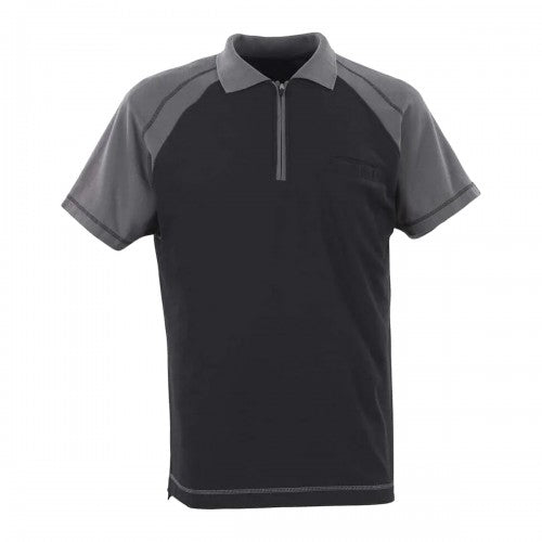 Front - Mascot Mens Image Bianco Polo Shirt