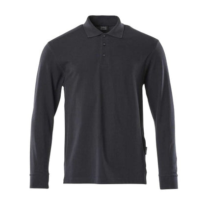 Front - Mascot Mens Crossover Manila Long-Sleeved Polo Shirt