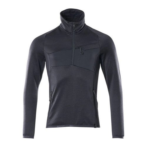 Front - Mascot Mens Advanced Plain Half Zip Fleece Top