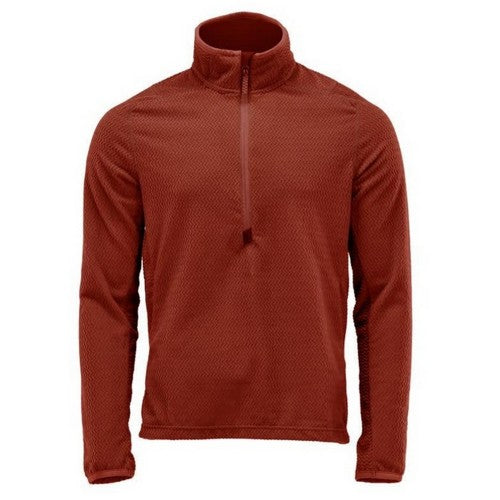 Front - Mascot Mens Customised Microfleece Half Zip Jumper
