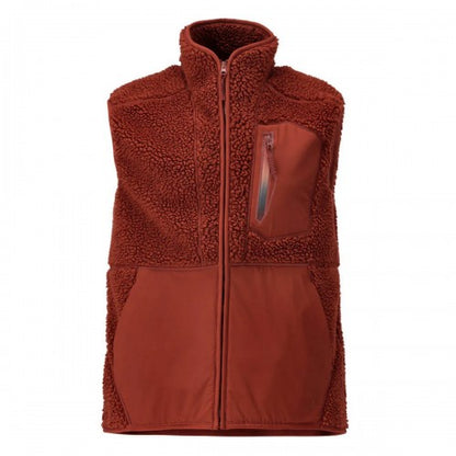 Front - Mascot Mens Customised Pile Zipped Gilet