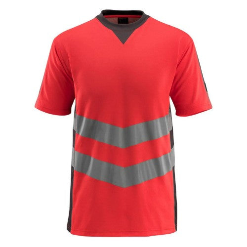 Front - Mascot Mens Safe Supreme Sandwell Hi-Vis T-Shirt