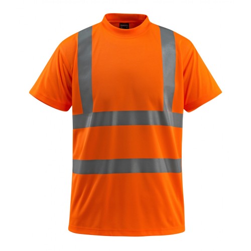 Front - Mascot Mens Townsville Safe Light Safety T-Shirt