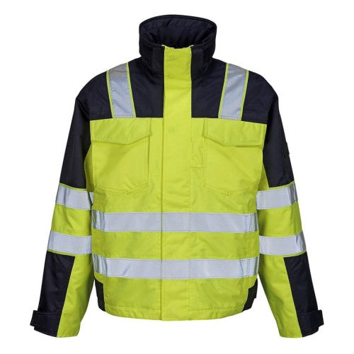 Front - Mascot Unisex Adult Safe Image Hi-Vis Winter Jacket