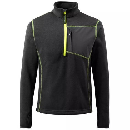 Front - Mascot Mens Hardwear Reims Knitted Half Zip Sweatshirt