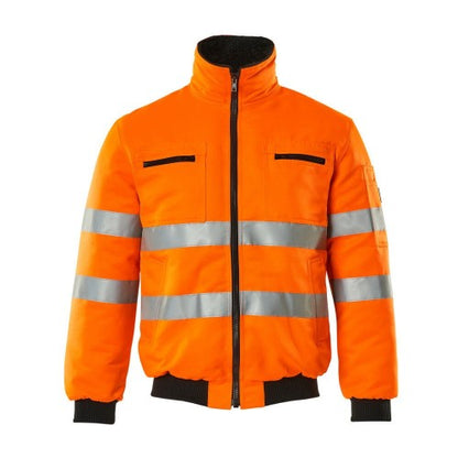 Front - Mascot Mens Safe Arctic Alaska Hi-Vis Pilot Jacket