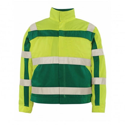 Front - Mascot Mens Safe Complete Cameta Hi-Vis Jacket