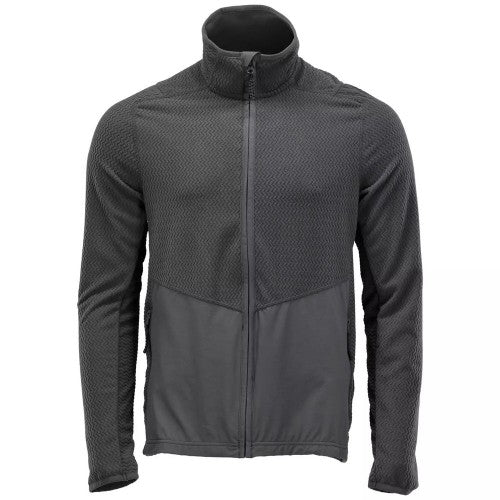 Front - Mascot Mens Customised Patterned Fleece Jacket