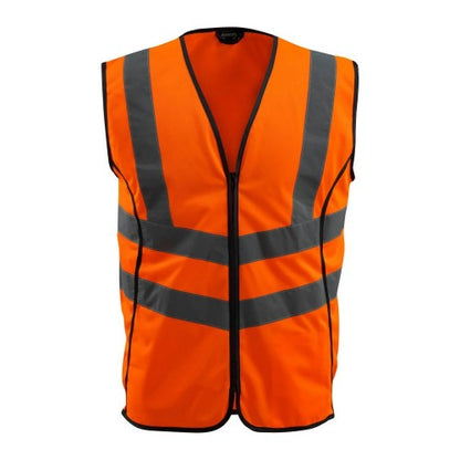 Front - Mascot Unisex Adult Safe Supreme Wingate Hi-Vis Vest