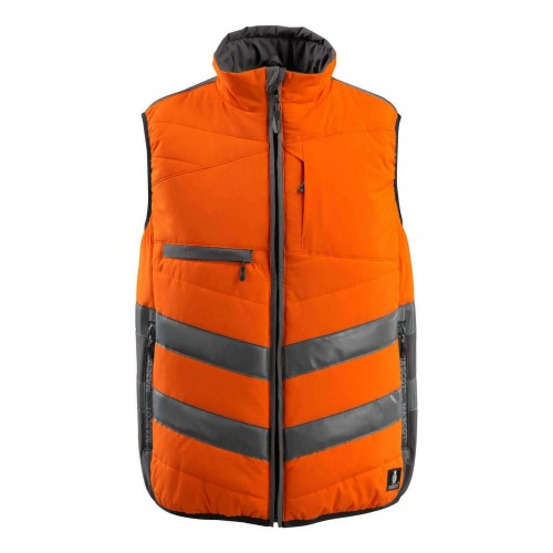 Front - Mascot Unisex Adult Safe Supreme Grimsby Hi-Vis Vest