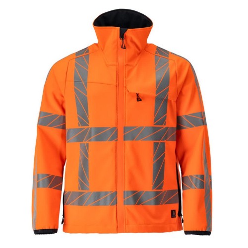 Front - Mascot Mens Accelerate Safe Softshell Jacket