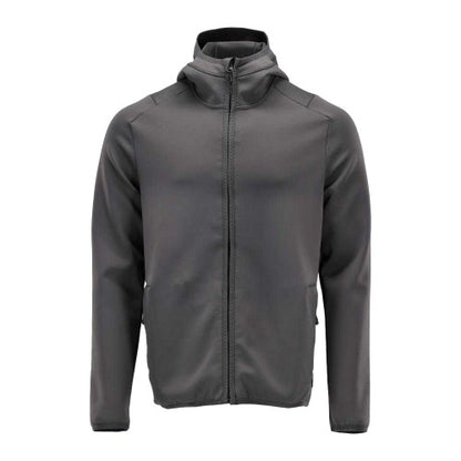 Front - Mascot Mens Customised Hooded Fleece Jacket