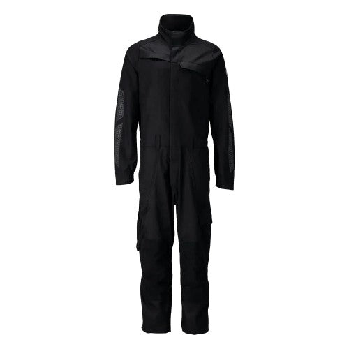 Front - Mascot Mens Accelerate Knee Pad Pockets Boiler Suit