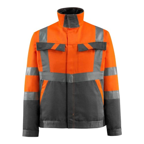 Front - Mascot Mens Safe Light Forster Hi-Vis Jacket