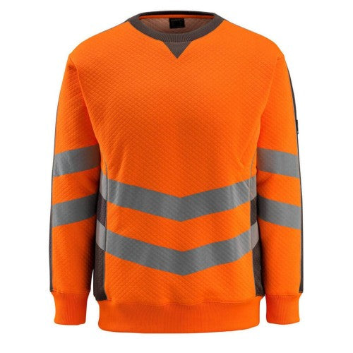 Front - Mascot Mens Safe Supreme Safety Sweatshirt