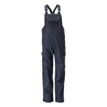 Front - Mascot Mens Multisafe Knee Pad Pockets Bib And Brace Overall